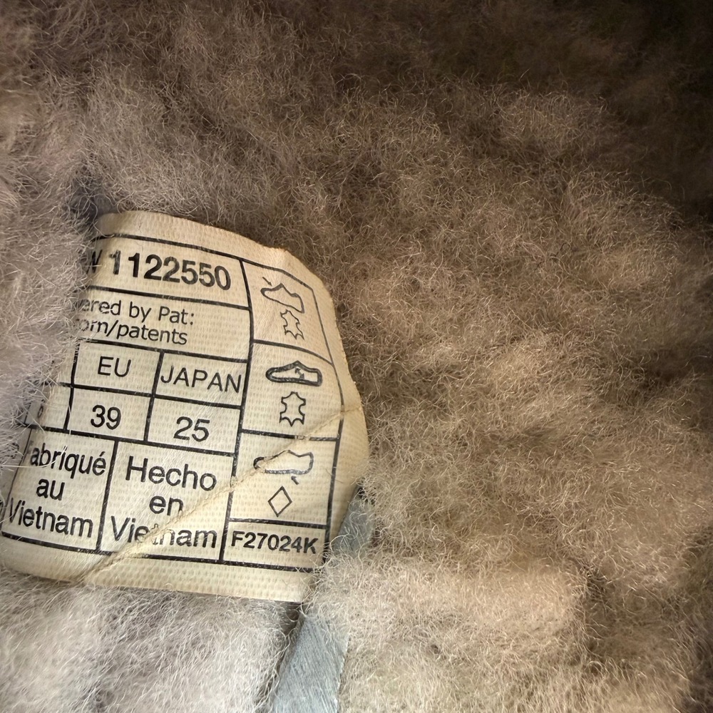 UGG Disquette Suede Platform Slippers Goat Grey Womens 8 1122550‎ - Picture 8 of 13